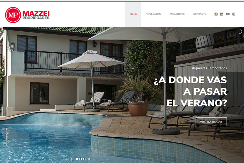 Website | Mazzei Propiedades